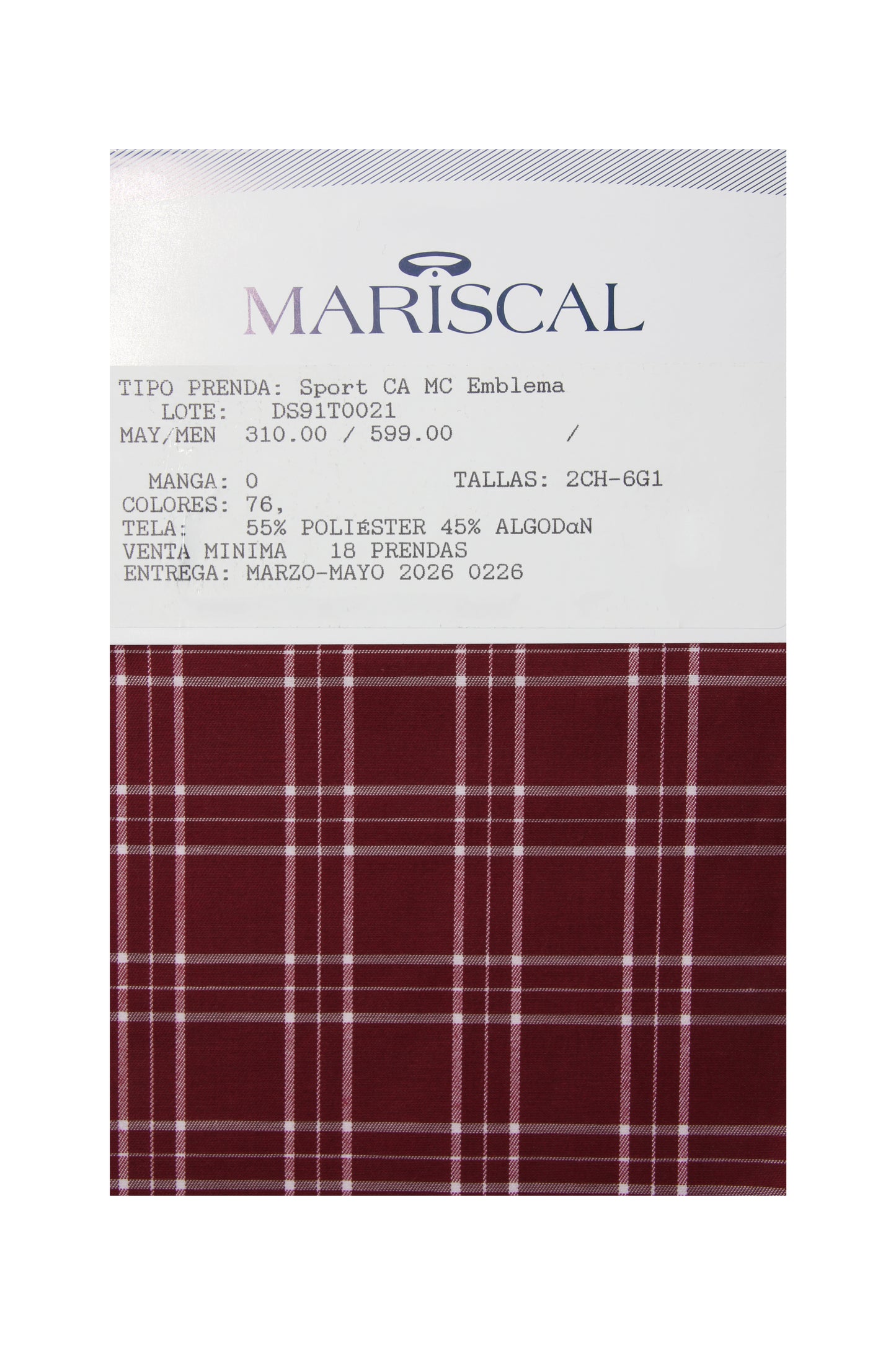 DS91T0021 Sport CA MC Emblema