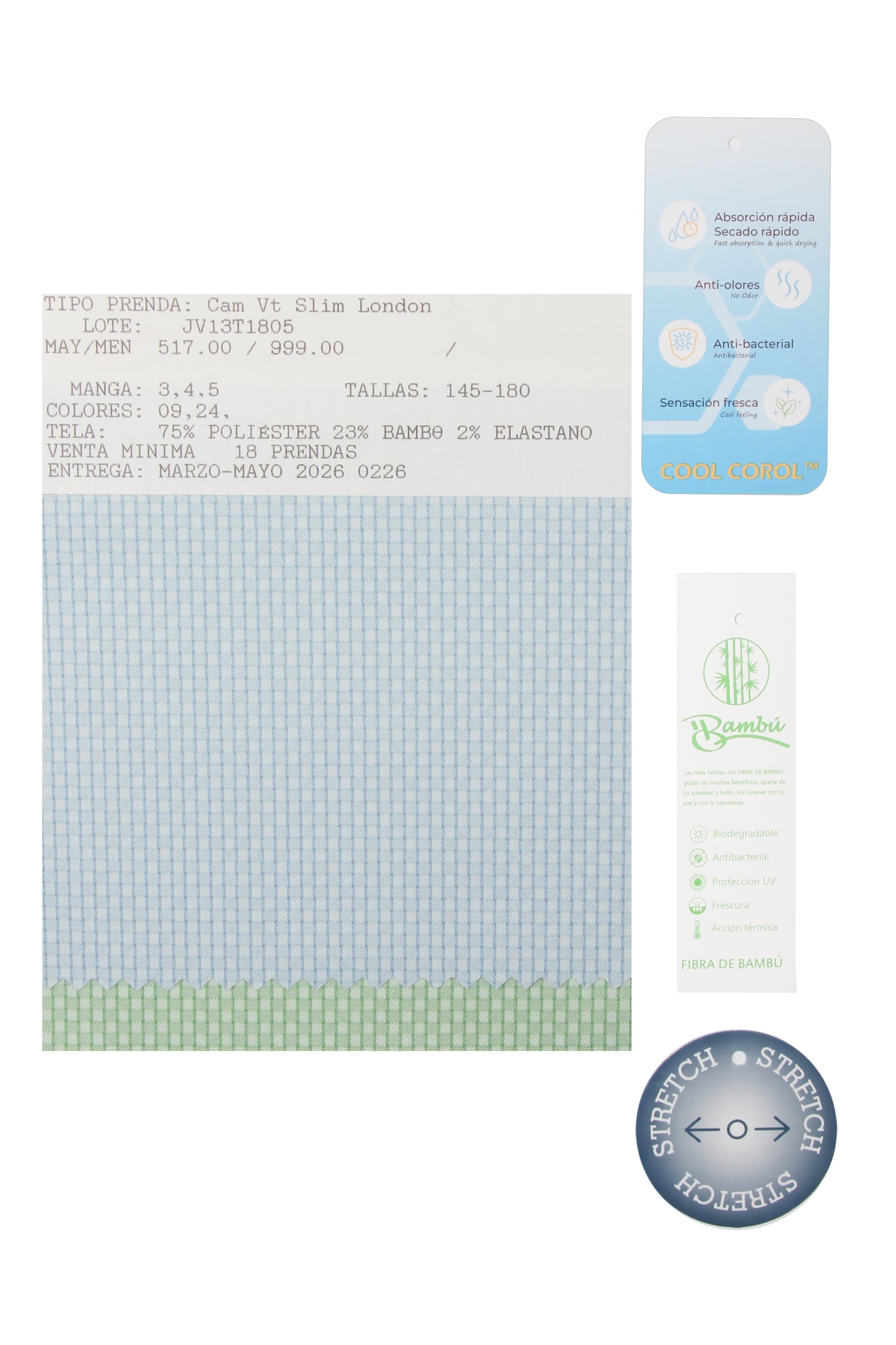 JV13T1805 Cam Vt Slim London