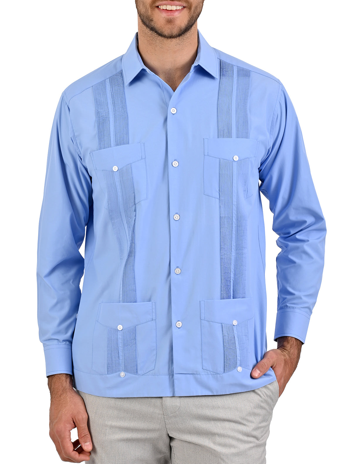 ML48C0101 Guayabera Cubana Clásica ML