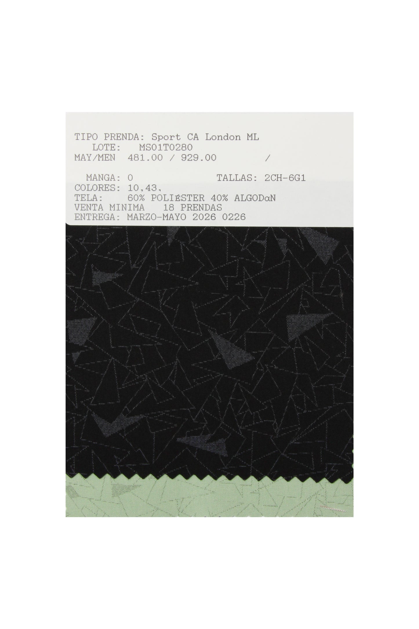 MS01T0280 Sport CA London ML