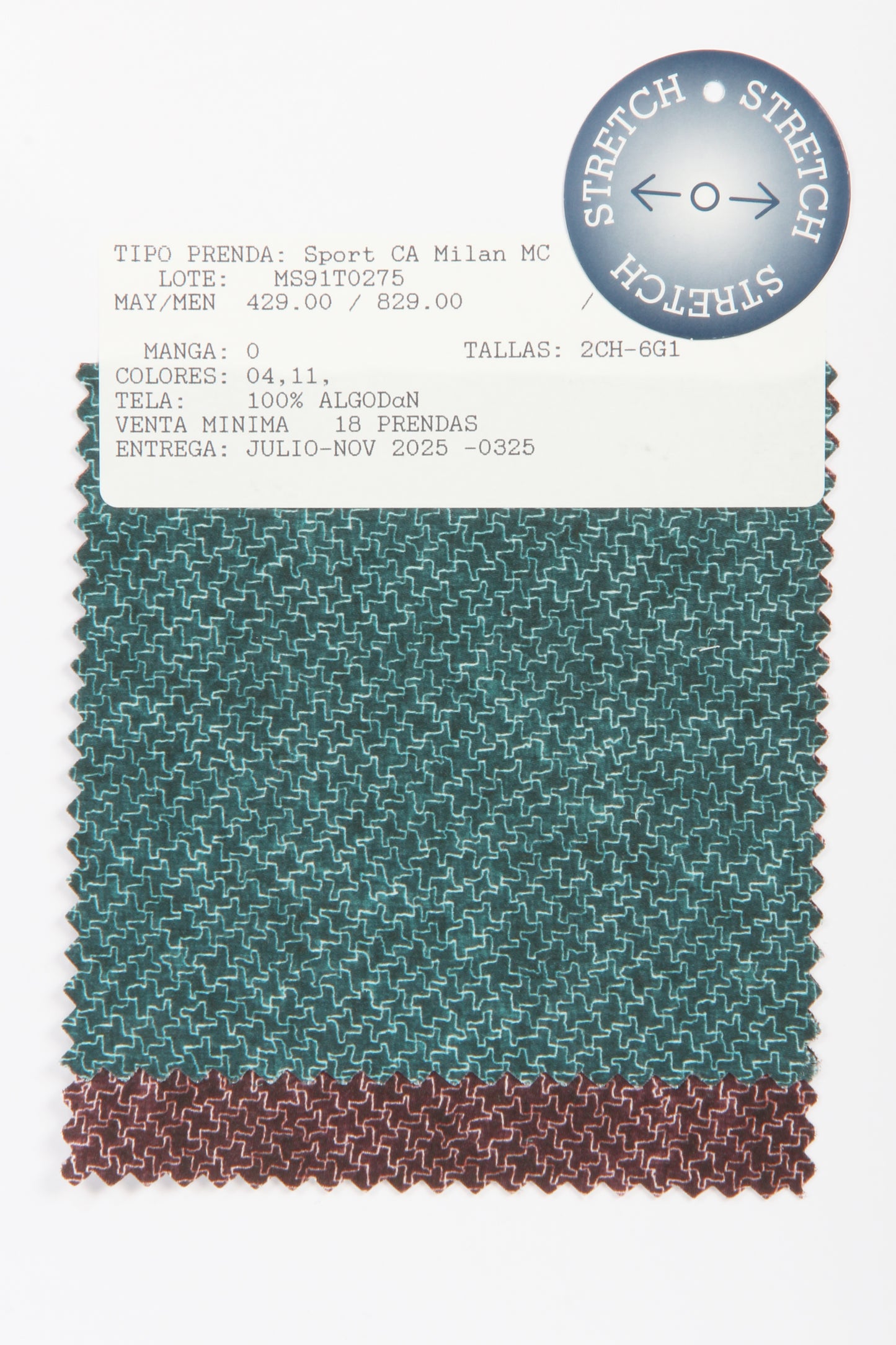 MS91T0275 Sport CA Milan MC