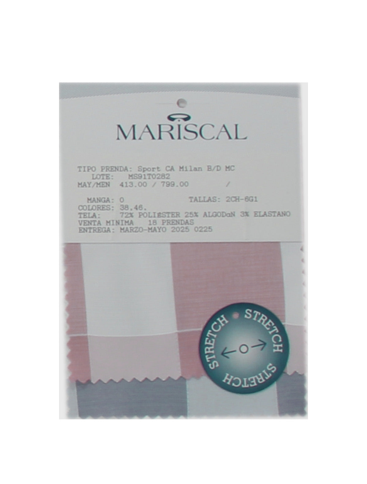 MS91T0282 Sport CA Milan B/D MC