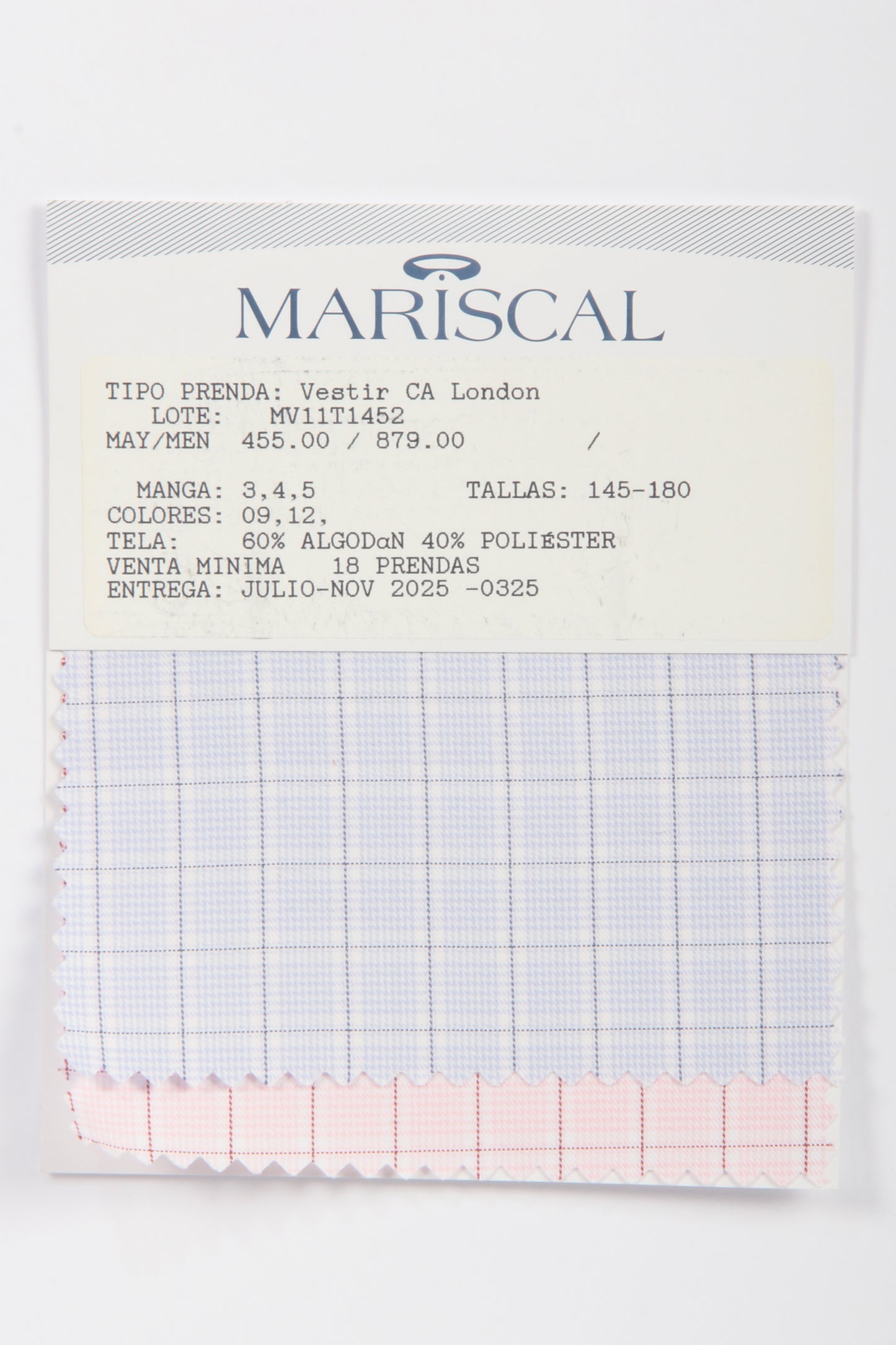 MV11T1452 Vestir CA London