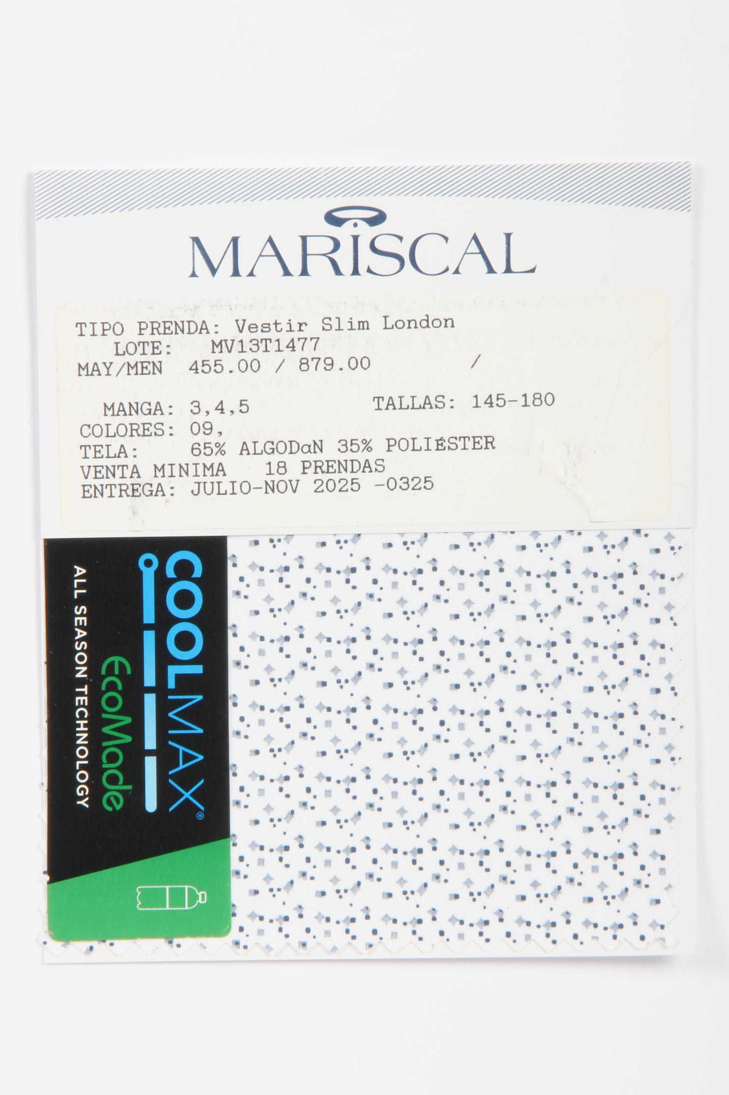 MV13T1477 Vestir Slim London