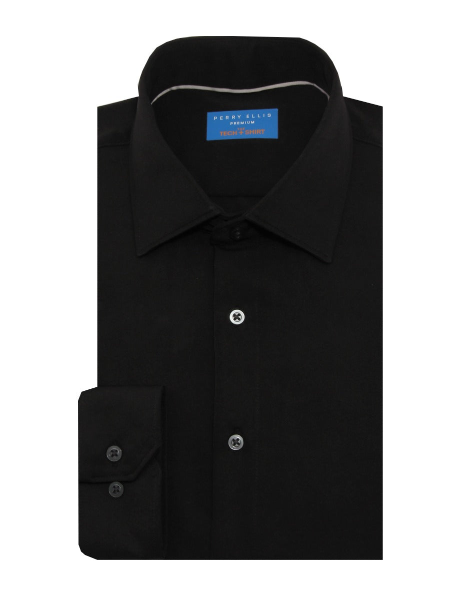 IV13T0006 Perry Ellis Tech + Shirt microfibra