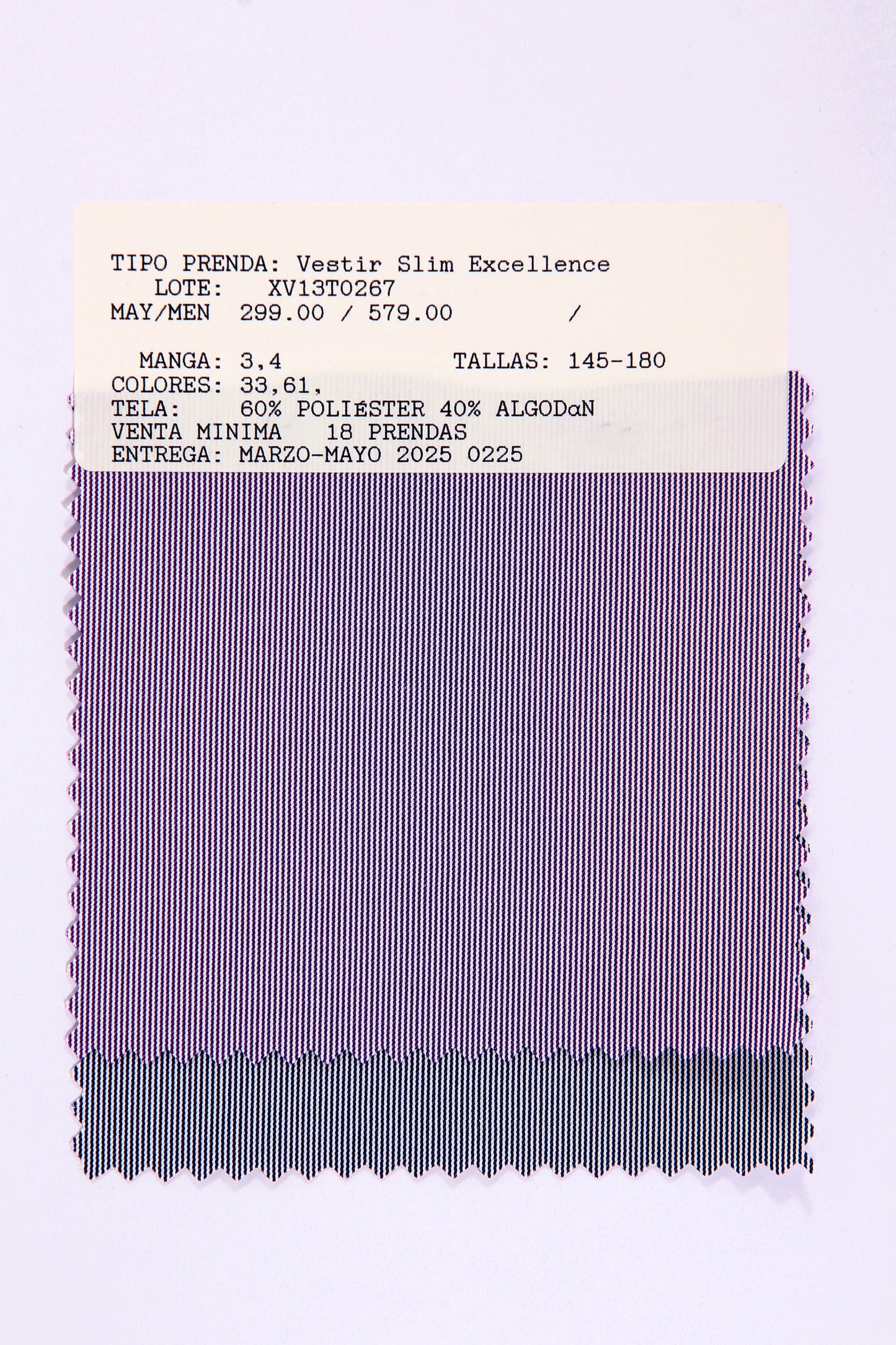 XV13T0267 Vestir Slim Excellence