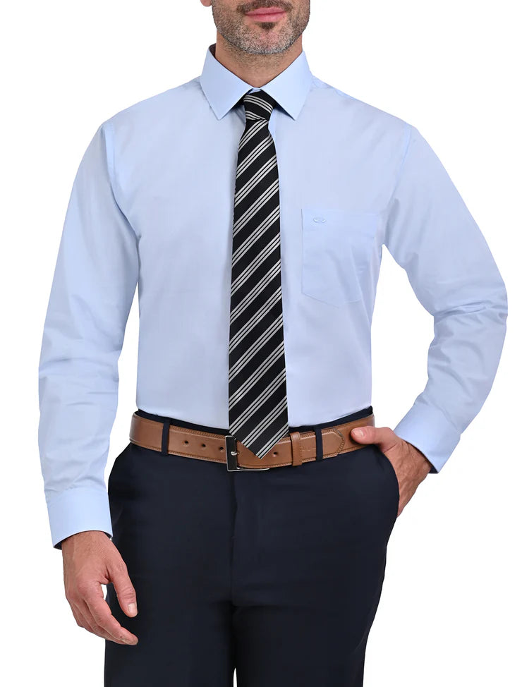 MV13C0434 02 Camisa de Vestir Euroflex Slim Fit Cielo