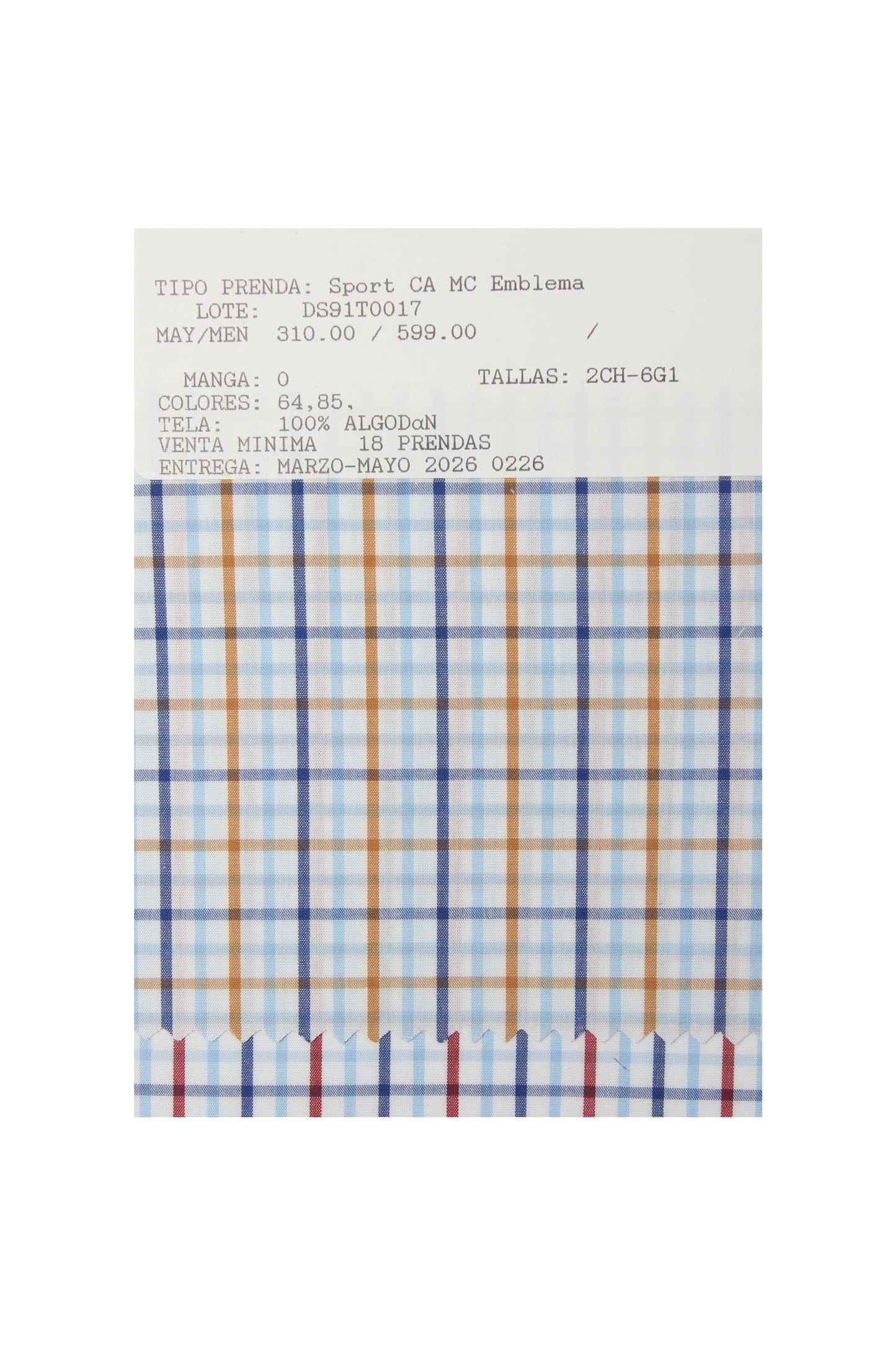 DS91T0017 Sport CA MC Emblema