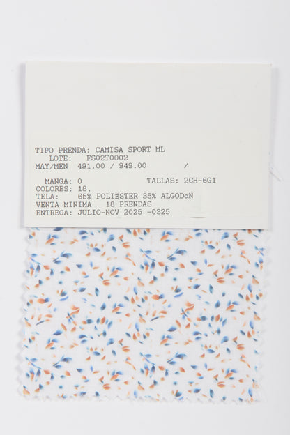 FS02T0002 CAMISA SPORT ML