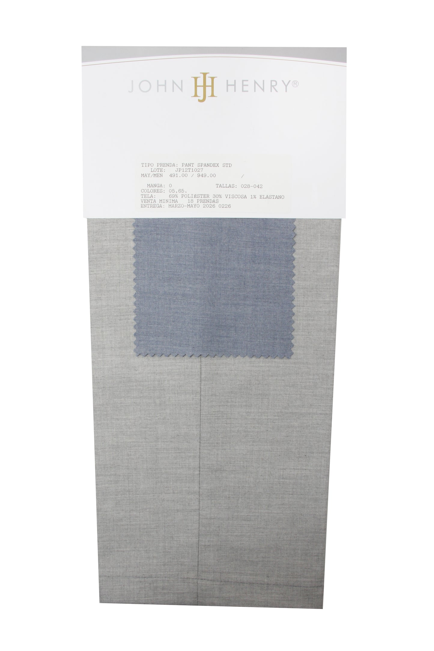 JP12T1027 PANT SPANDEX STD