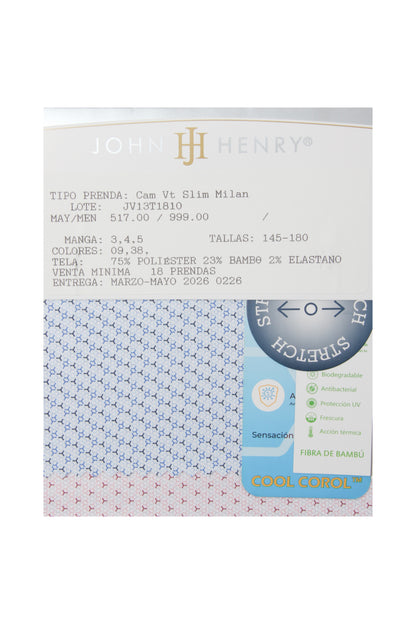 JV13T1810 Cam Vt Slim Milan