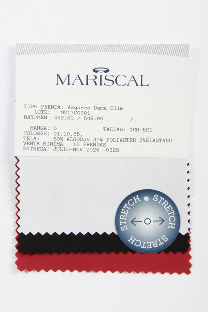 MD17C0001 Vaquera Dama Slim