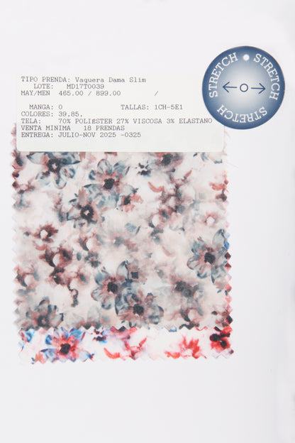 MD17T0039 Vaquera Dama Slim