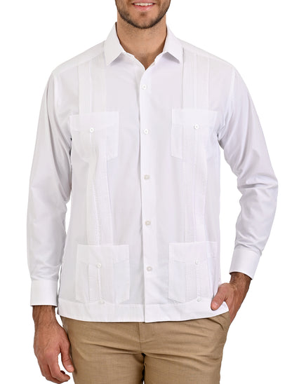 ML48C0101 Guayabera Cubana Clásica ML