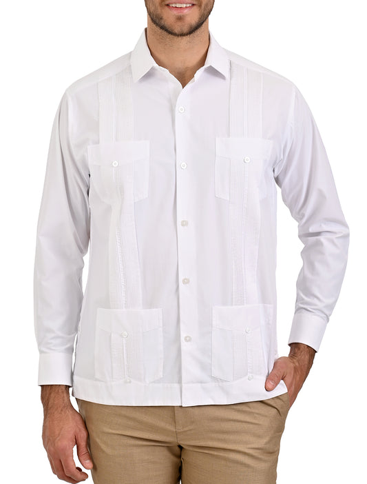 ML48C0101 Guayabera Cubana Clásica ML