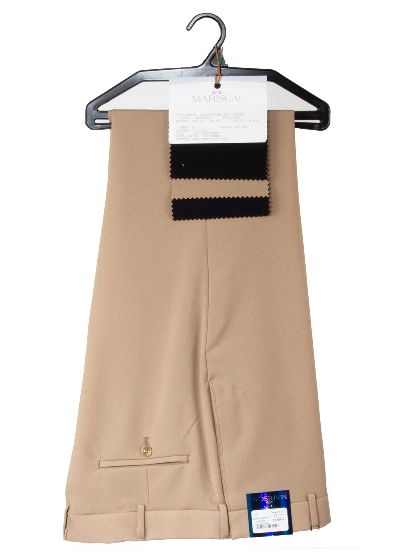 MP12C0003 Pantalón vestir americano clásico