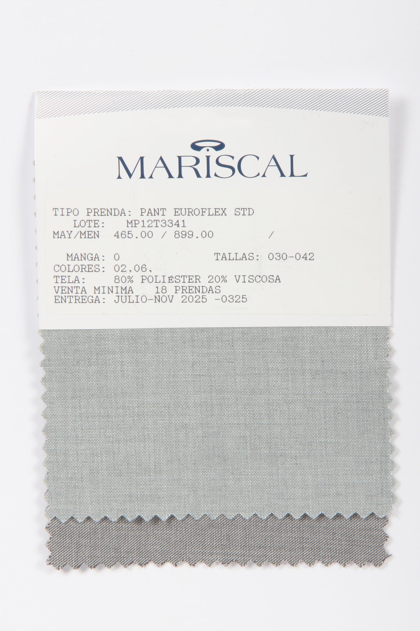 MP12T3341 PANT EUROFLEX STD