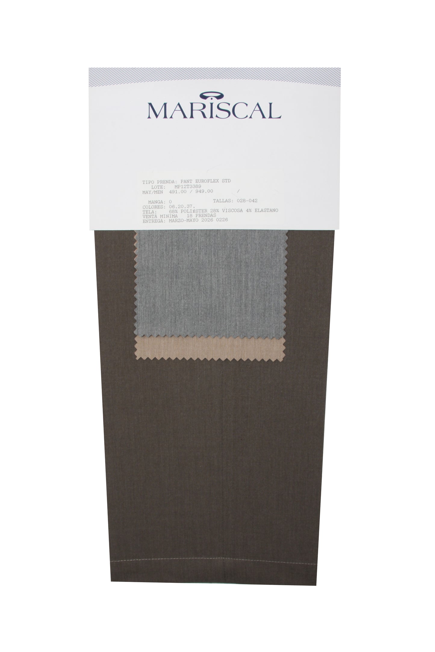 MP12T3389 PANT EUROFLEX STD