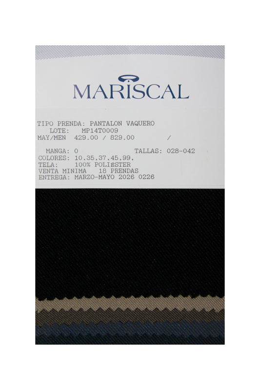 MP14T0009 PANTALON VAQUERO