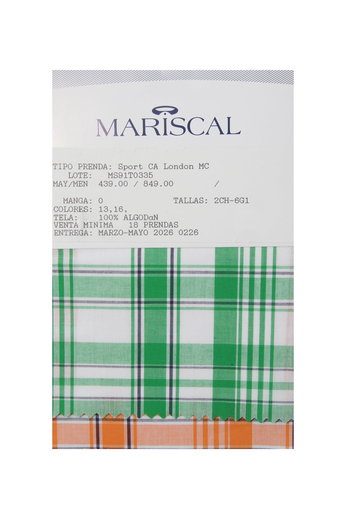 MS91T0335 Sport CA London MC