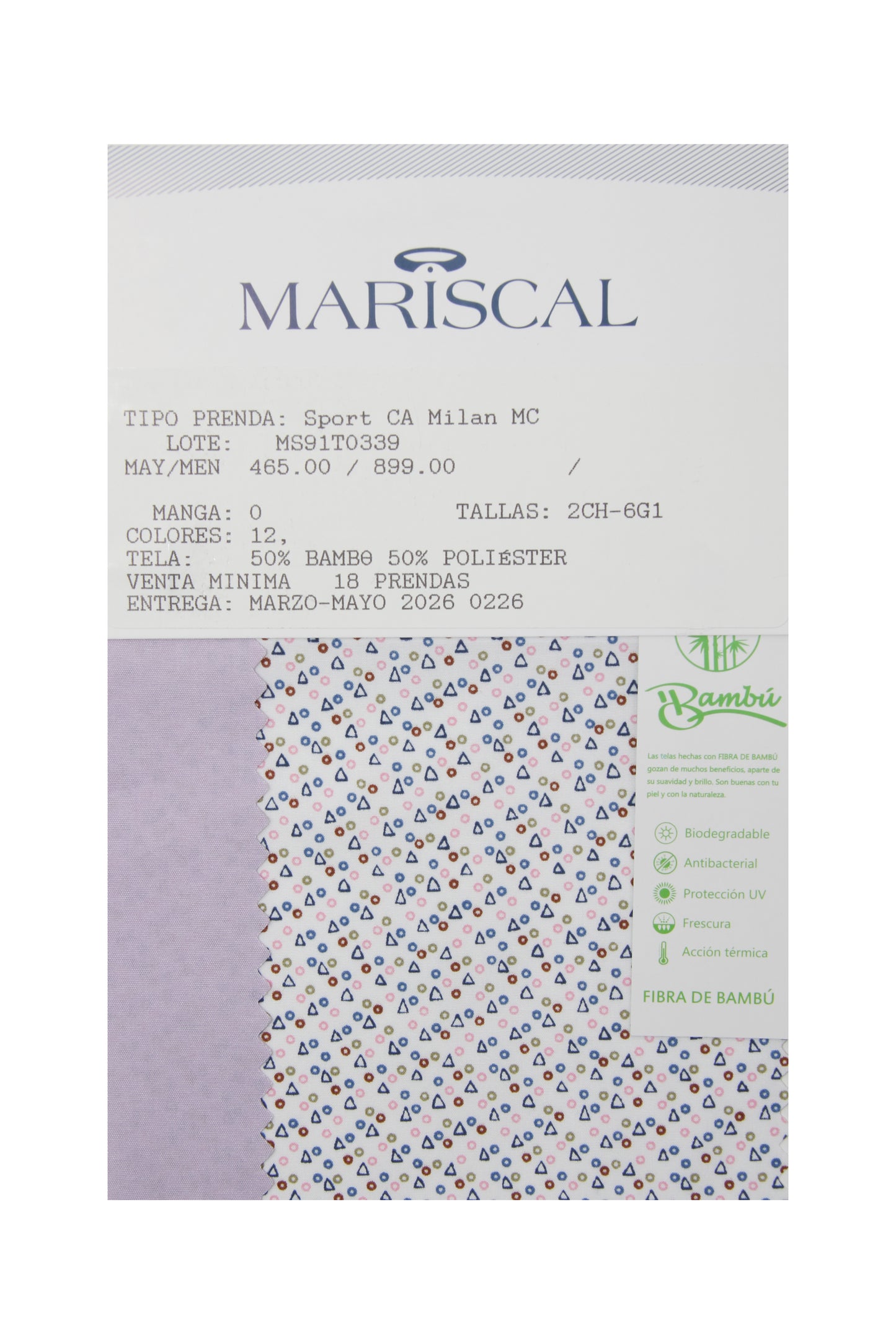 MS91T0339 Sport CA Milan MC