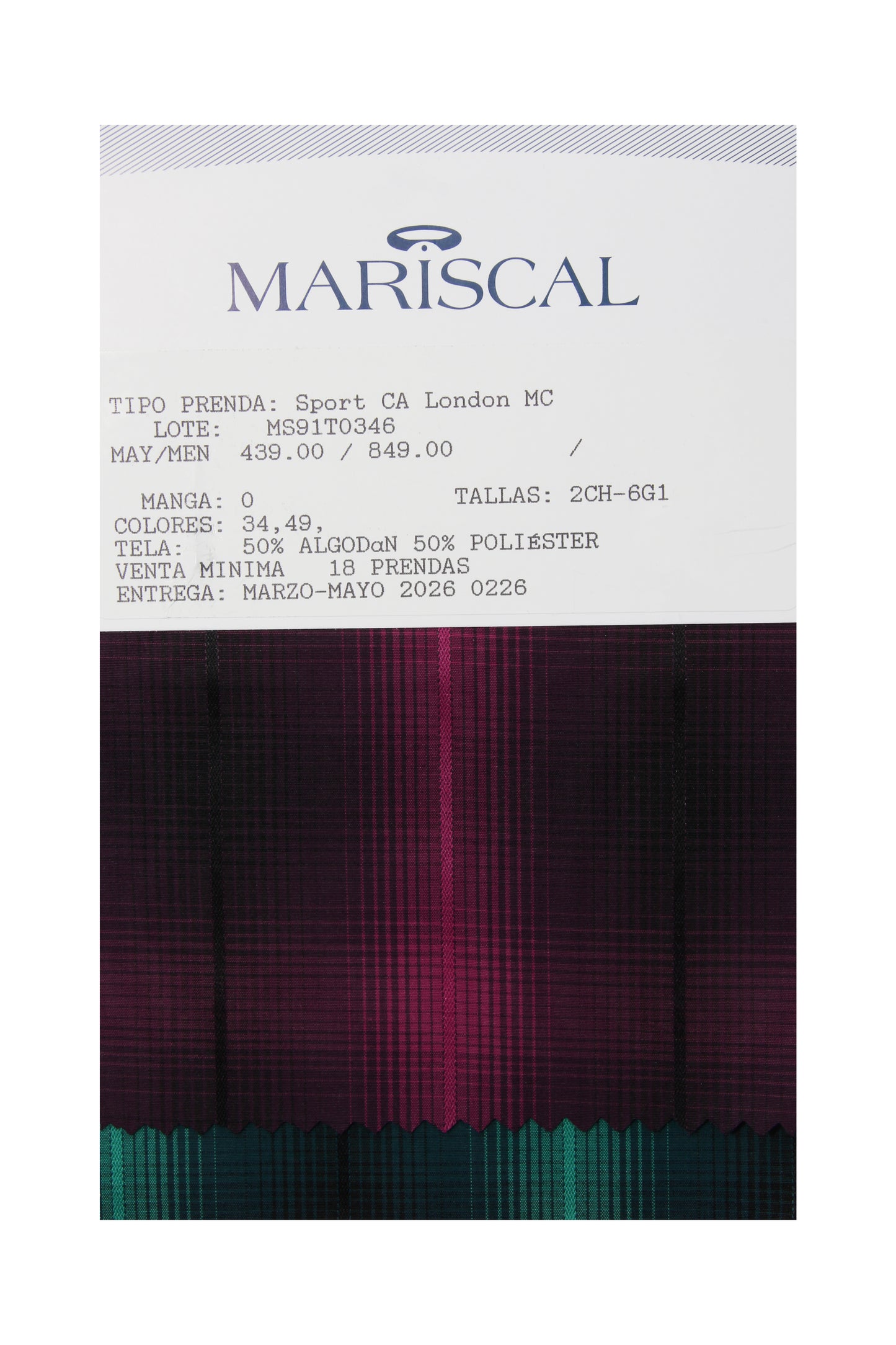 MS91T0346 Sport CA London MC