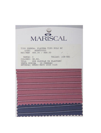MS98T0053 PLAYERA TIPO POLO MC