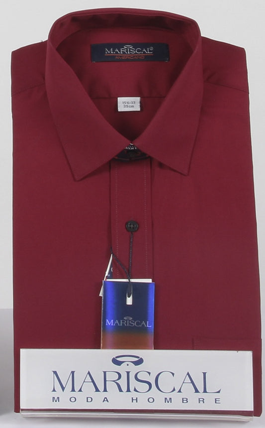 MV13C0434 11 Camisa de Vestir Euroflex Slim Vino